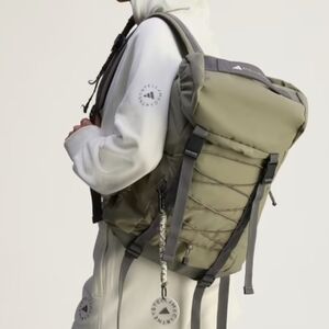 NEW Adidas by Stella McCartney Women's Legacy Green/Almond Backpack $180
